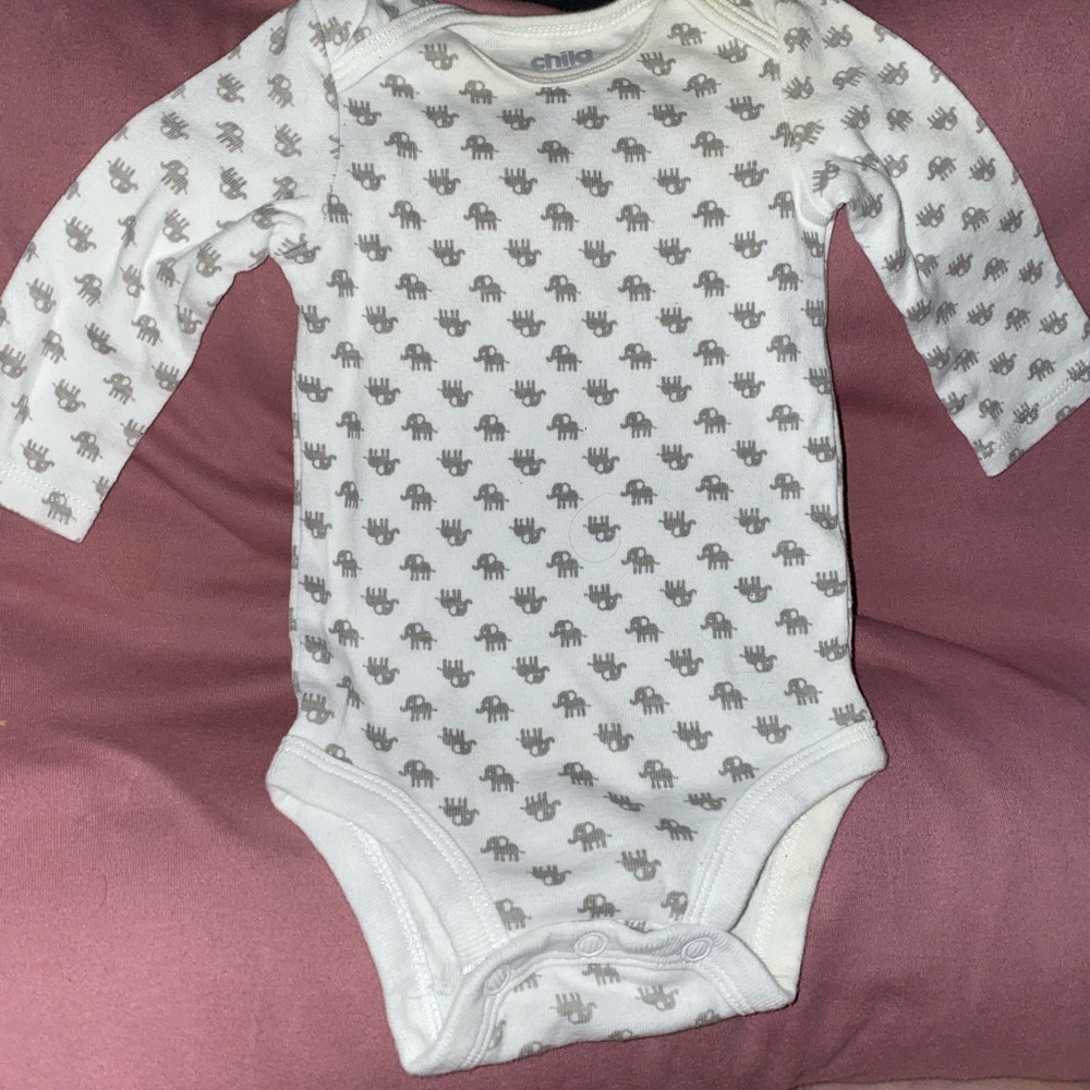 4/$10 elephant onesie